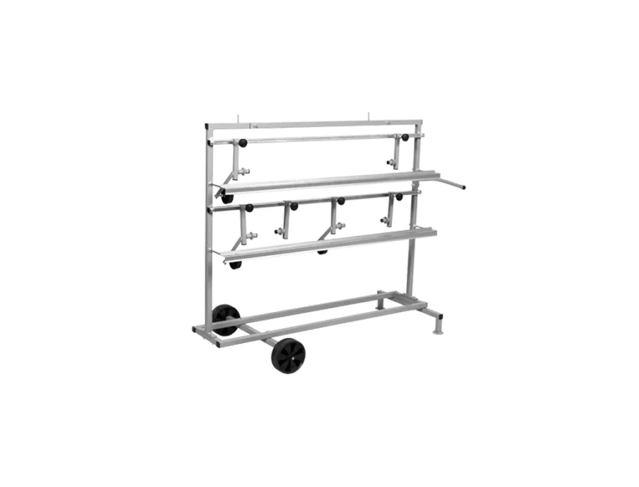 Stojak poziomy dla 3 rolek papieru mask. od 30 do 90cm NTools SPM-3
